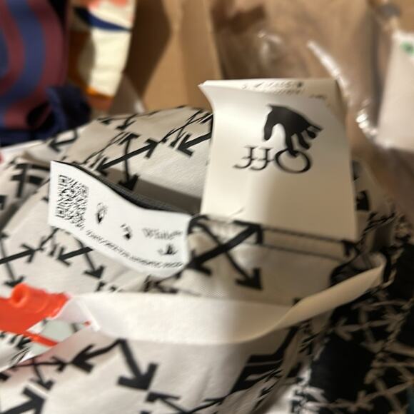 OFF-WHITE monogram nylon pants Black - Picture 8 of 16